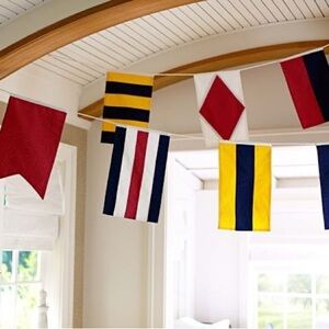 Pottery Barn Kids Nautical/Maritime Flag Banner